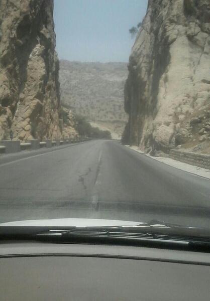 عکس جاده شیراز