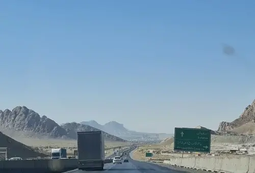 عکس جاده شیراز