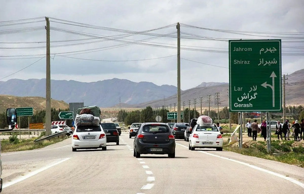 عکس جاده شیراز