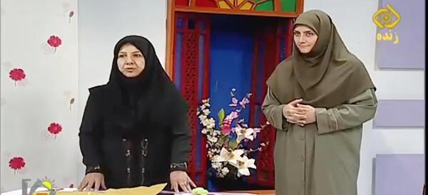 عکس آموزش دوخت مقنعه فرم مدرسه