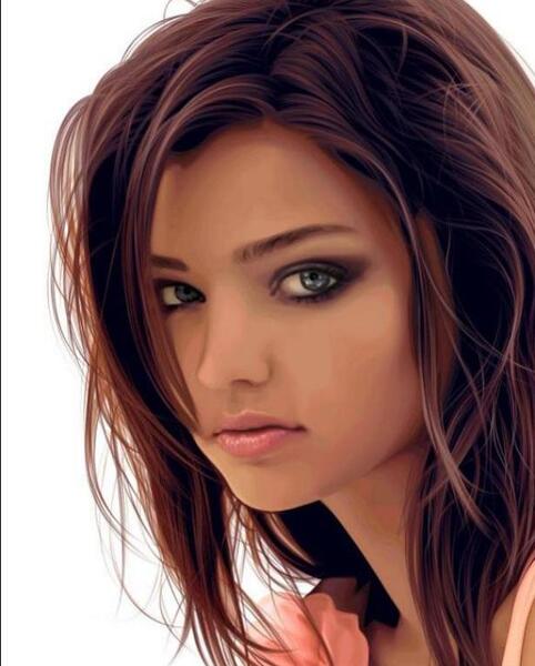 عکس نقاشی های زیبای چهره