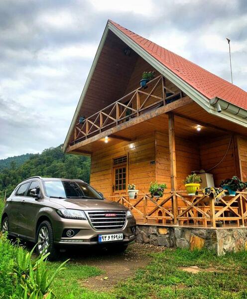 عکس کلبه چوبی رویایی