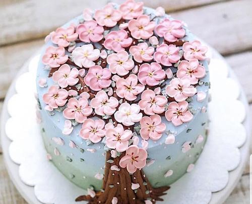 عکس کیک تولد طبقه ای