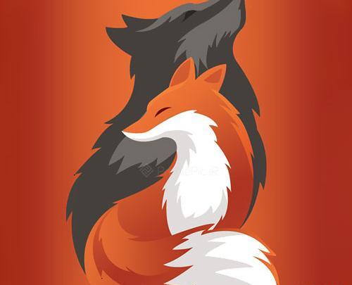 عکس روباه عاشقانه