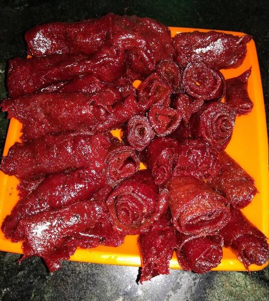 عکس لواشک لقمه ای