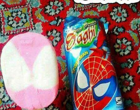 عکس مرد عنکبوتی طنز