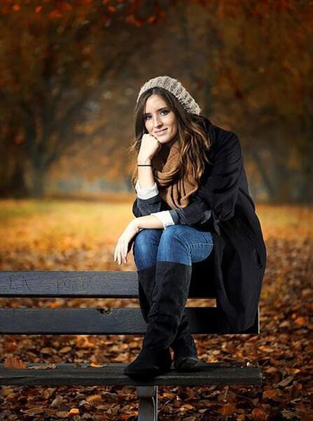 عکس دختر پاییزی زیبا