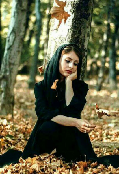 عکس دختر پاییزی زیبا