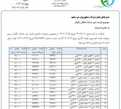 عکس شیر خشک