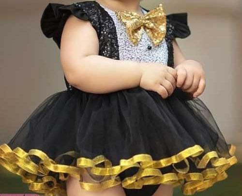 عکس لباس مجلسی دخترانه رنگ گلبهی