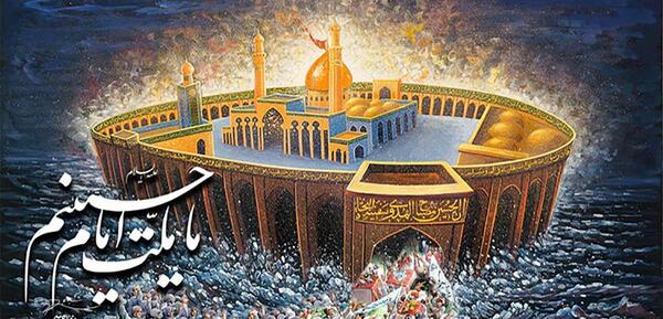 عکس شهید سلیمانی با پرچم ایران
