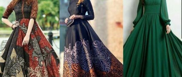 عکس لباس مجلسی شیک فیروزه ای