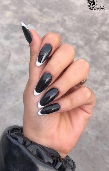 عکس لاک ژل مشکی