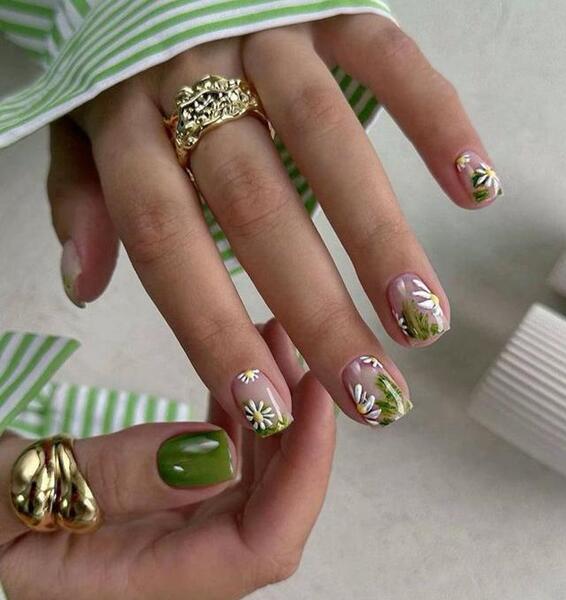 عکس ژلیش ناخن تابستانه