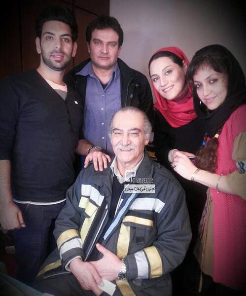 عکس پشت صحنه ساختمان پزشکان