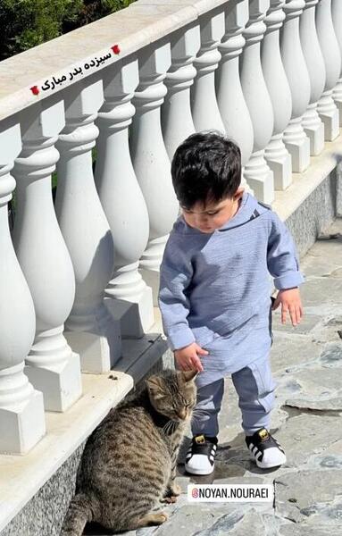 عکس فرزند علیرام نورایی