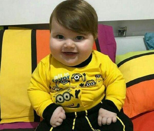 عکس نوزاد پسر تپل زیبا