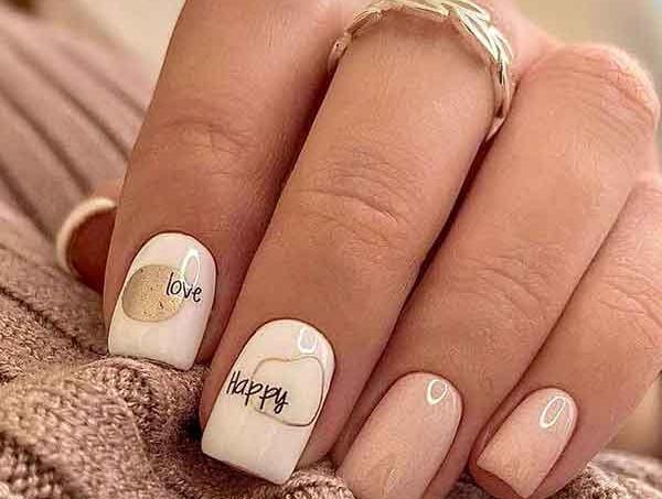 عکس مدل کاشت ناخن کوتاه مربعی