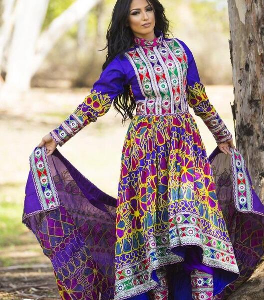 عکس لباس های مجلسی زنانه افغانی