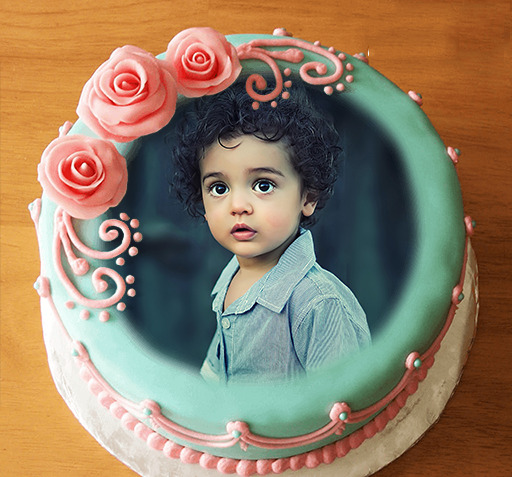 قاب عکس روی کیک