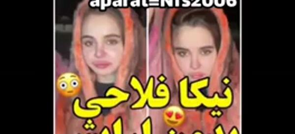 عکس نیکا فلاحی قبل از عمل و بدون ارایش