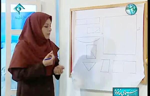 عکس آموزش دوخت مقنعه تل دار