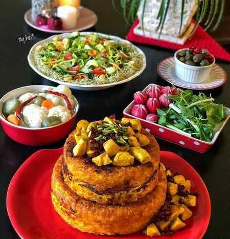 عکس غذا ته چین