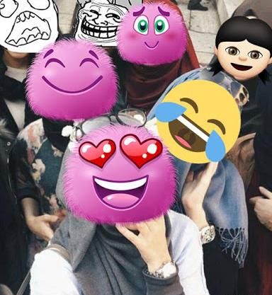 عکس استیکر صورت