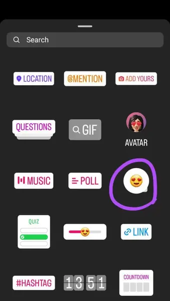 عکس استیکر صورت