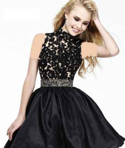 عکس لباس مجلسی کوتاه ریش دار