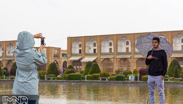 عکس پاییزی و بارانی