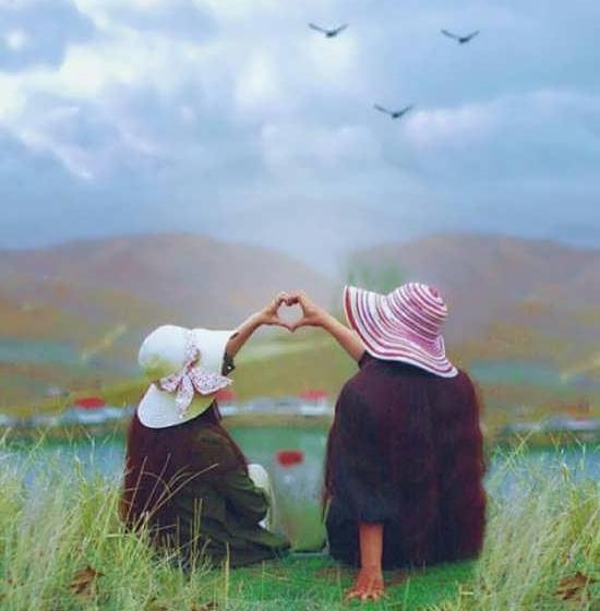 عکس پروفایل دخترانه دو نفره