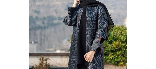 عکس مدل مانتو دخترانه مجلسی جلو باز