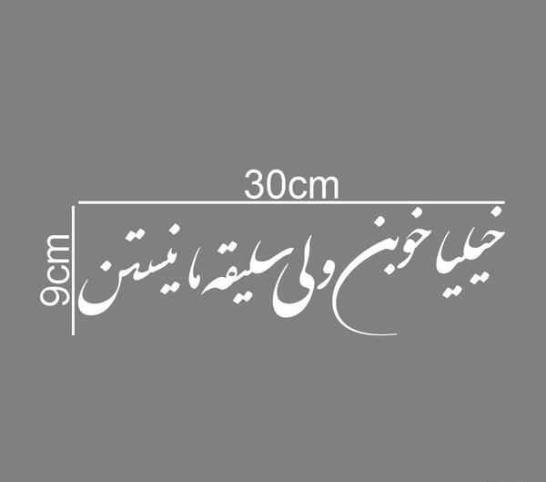 عکس نوشته خیلیا خوبن ولی سلیقه ما نیستن