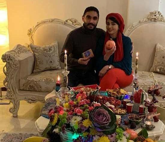 ژست عکس یلدا خانوادگی