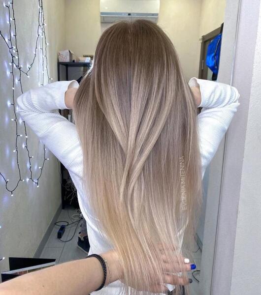 عکس رنگ مو روشن