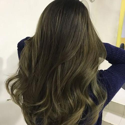 عکس رنگ مو ترکیبی بدون دکلره