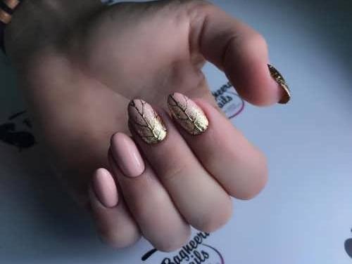 عکس طرح ناخن پاییزه