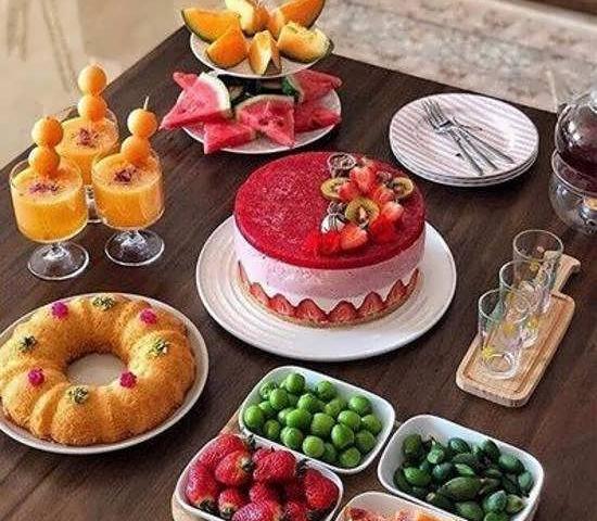 عکس عصرانه ساده