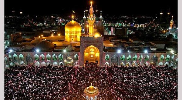 عکس حرم امام رضا هم اکنون