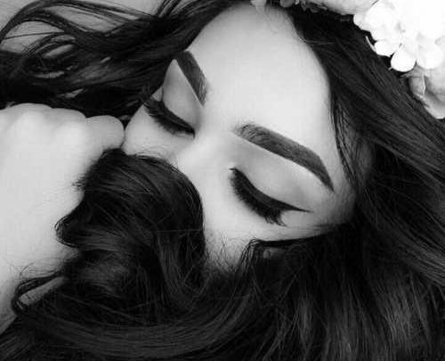 عکس پروفایل چشم سیاه سفید
