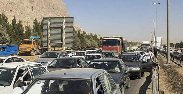 عکس جاده کرمانشاه