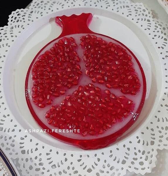 عکس ژله انار