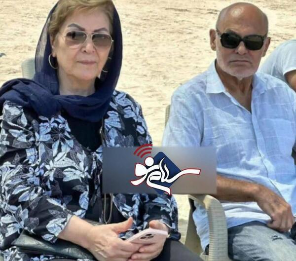 عکس جدید جمشید هاشم پور و همسرش