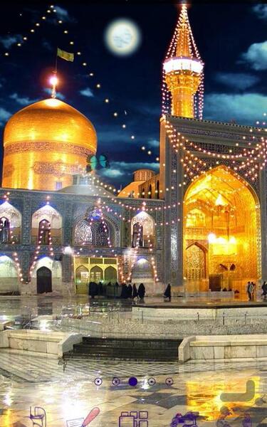 عکس حرم امام رضا پخش زنده