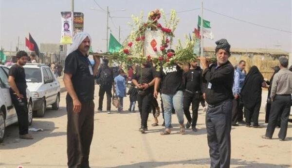 عکس مرز چذابه اربعین