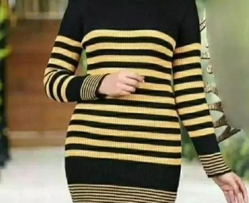 عکس تونیک زنانه راه راه