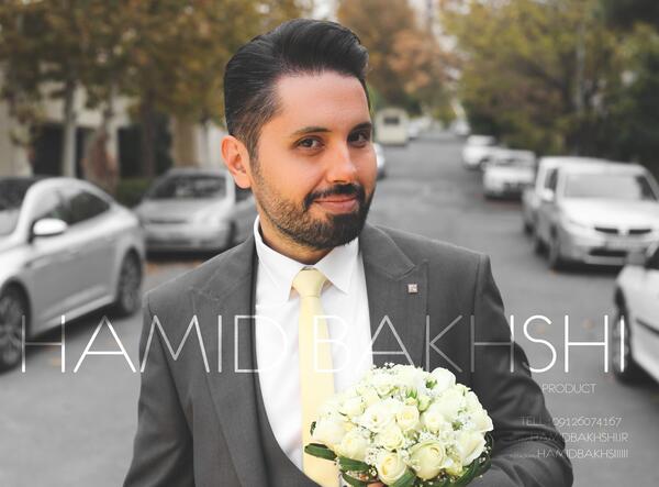 عکس داماد با کت و شلوار