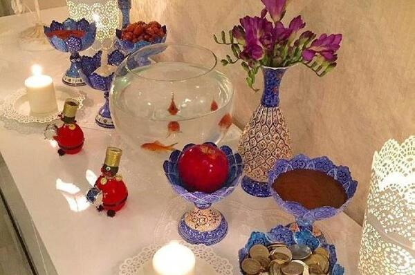 عکس ایده هفت سین حلقه ای