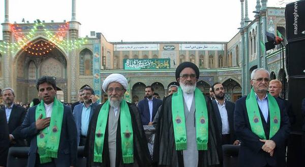 عکس چراغانی حرم حضرت معصومه